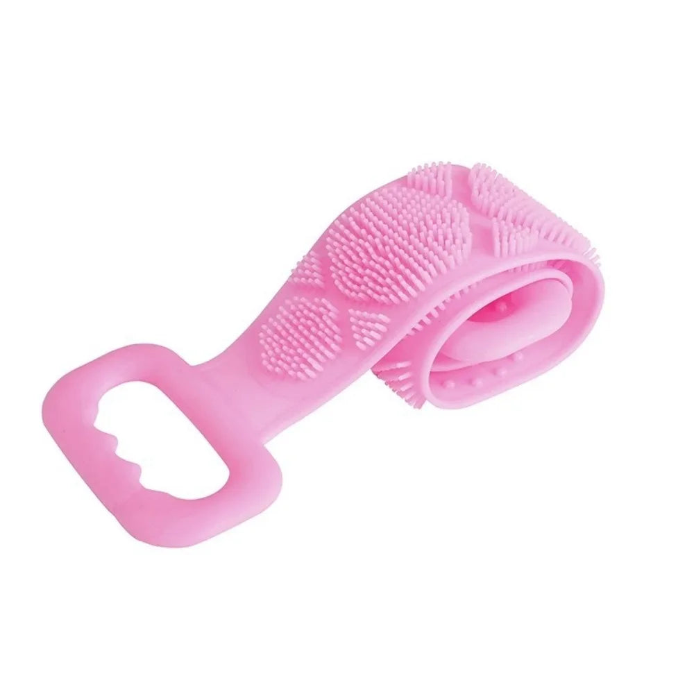 Silicone Long Belt Back Scrubber — Body Peeling & Shower Massage