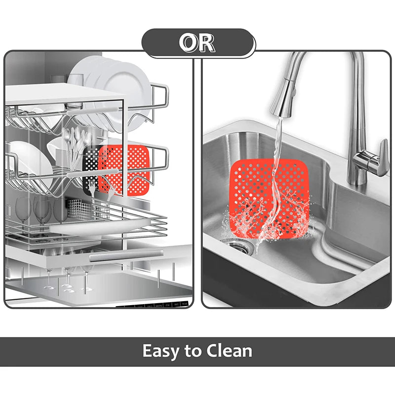 CrispMat Reusable Air Fryer Liners (Set)