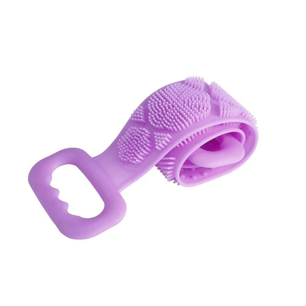 Silicone Long Belt Back Scrubber — Body Peeling & Shower Massage