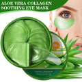 60pcs Aloe Vera Collagen Eye Mask Anti Dark Circles Eyes Bags Moisturizing Firming Hyaluronic Acid Gel Eye Patches Eyes Skincare