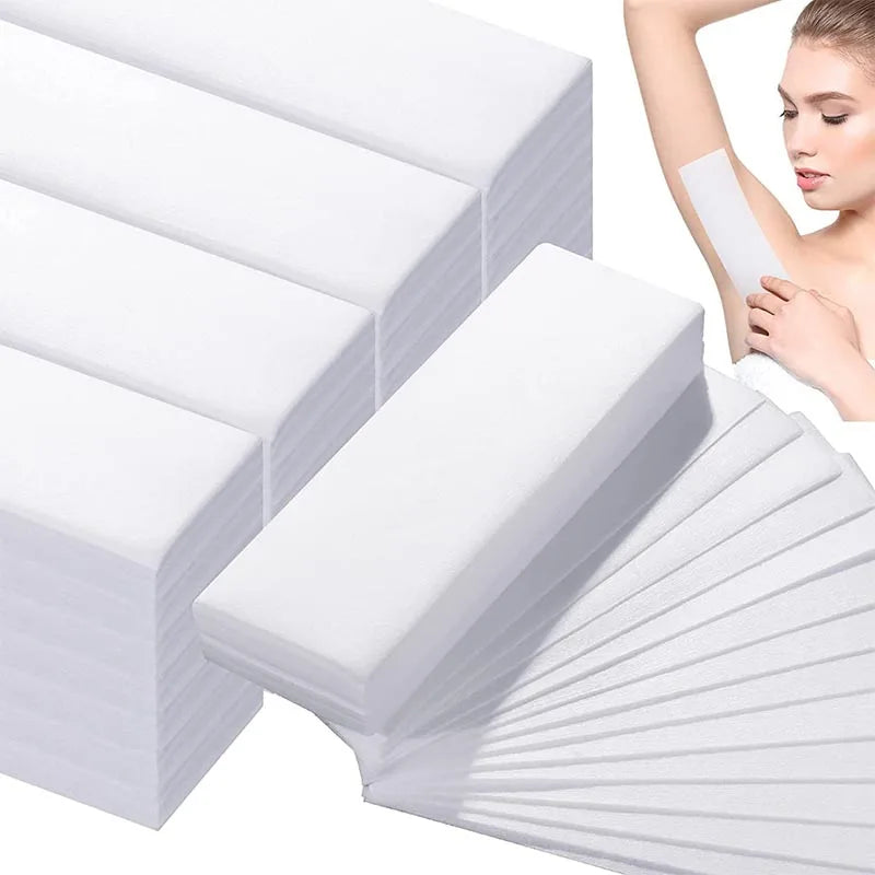 Professional Hair Removal Tool Depilatory Paper Women Wax Strip Paper Nonwoven Epilator Shaving Waxing Smooth Legs Lz01