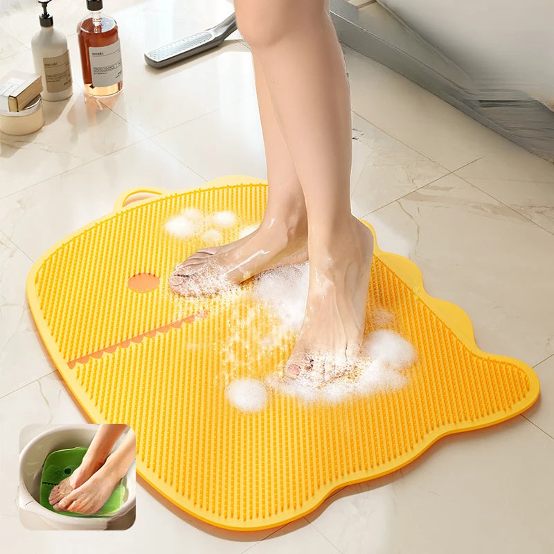 Dinosaur Foot Massage Scrubber Mat — Dead Skin Remover