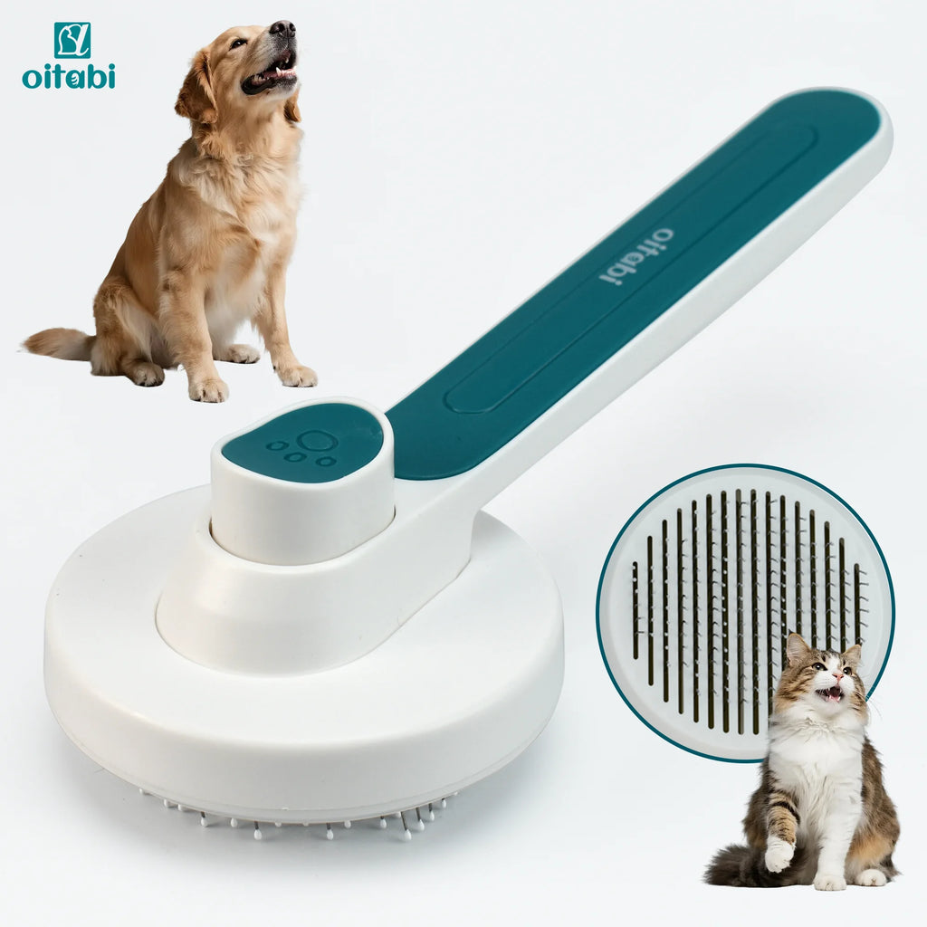 FurEase Self-Cleaning Pet Brush