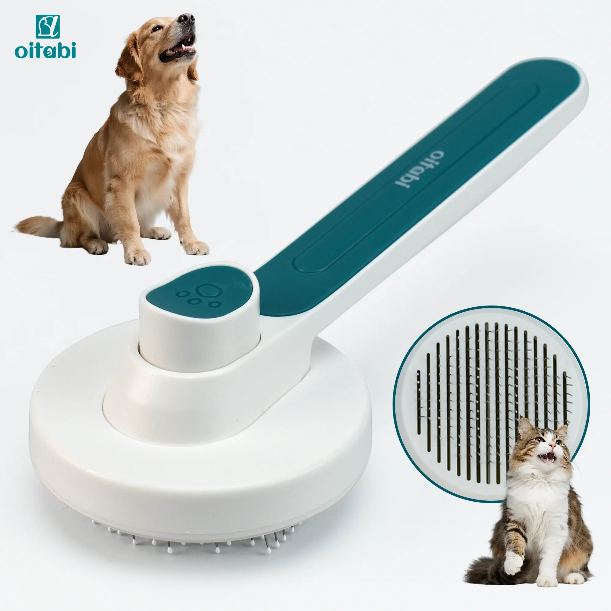 FurEase Self-Cleaning Pet Brush