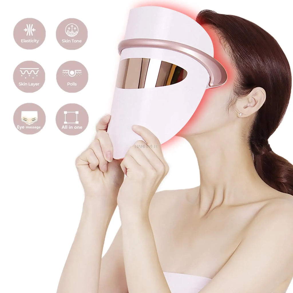 LED Photon Light Therapy Face Mask — Anti-Ageing & Skin Rejuvenation