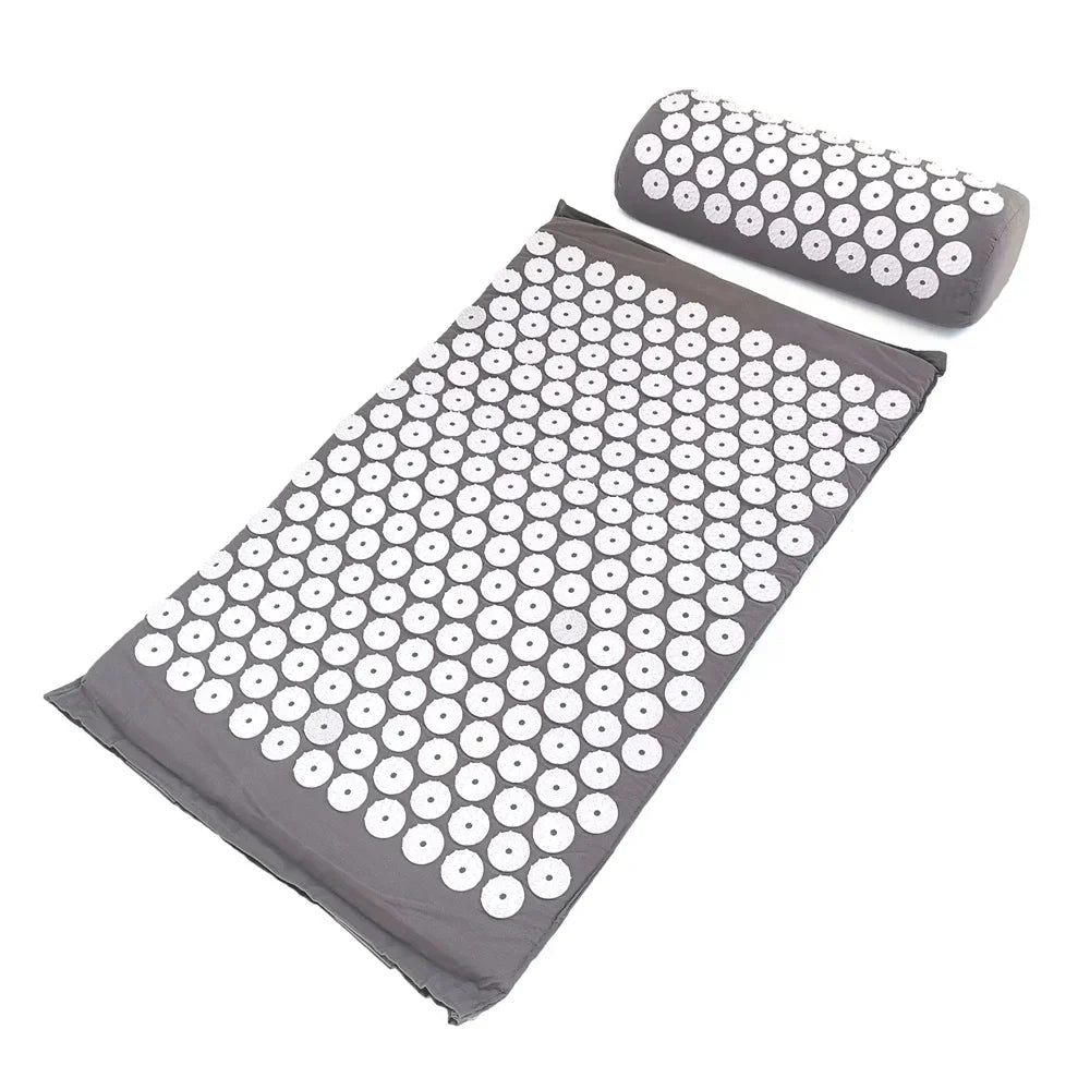 Acupressure Spike Mat & Pillow Set — Natural Pain Relief & Stress Release