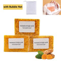 1PCS/2PCS/3PCS/5PCS Turmeric Soap Hand Made Face Soap Tender Skincare Beauty Body Cleaning Essential Oil Soap