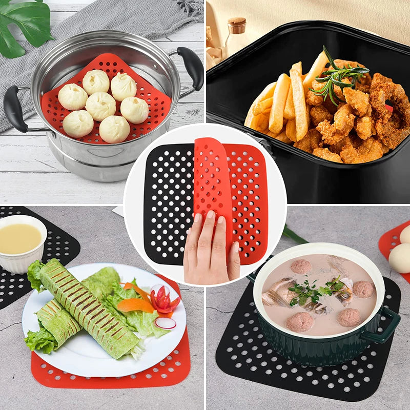 CrispMat Reusable Air Fryer Liners (Set)