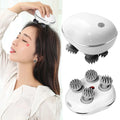Scalp Head Massager 3 Adjustable Levels Portable Soft Silicone Deep Kneading with Red Light Massage Device for Hair Care Relax