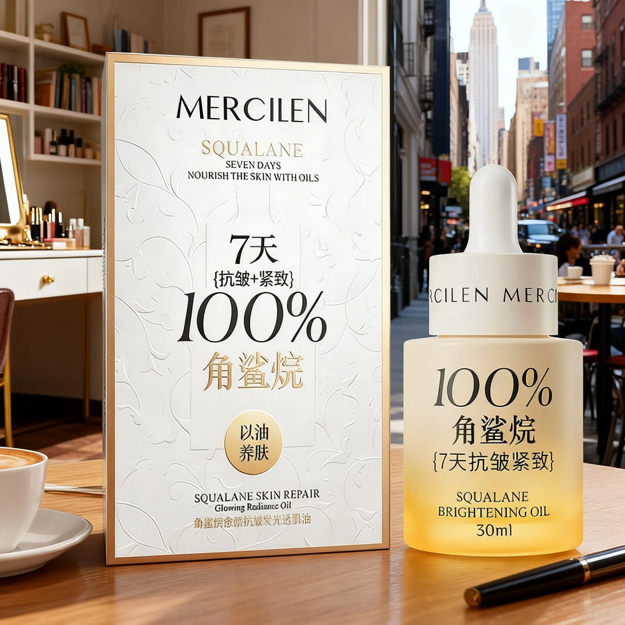 1/2/3pcs Mercilen Squalane Essential Oil Translucent Muscle Essence Oil Kin Tone Face Serum Improve Dry Rough Moisturize Korean
