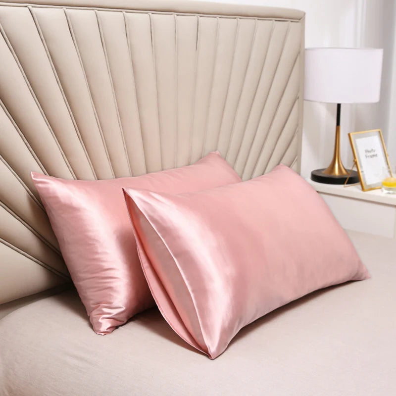 1Pcs Pillowcase Pillow Cover Silky Satin Hair Beauty Pillow Case Comfortable Pillow Case Home Decor