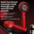3 Mode Electric Vibration Massage Comb Red Light Therapy HairCare Growth Massage Scalp Brush Oil Liquid Applicator Head 