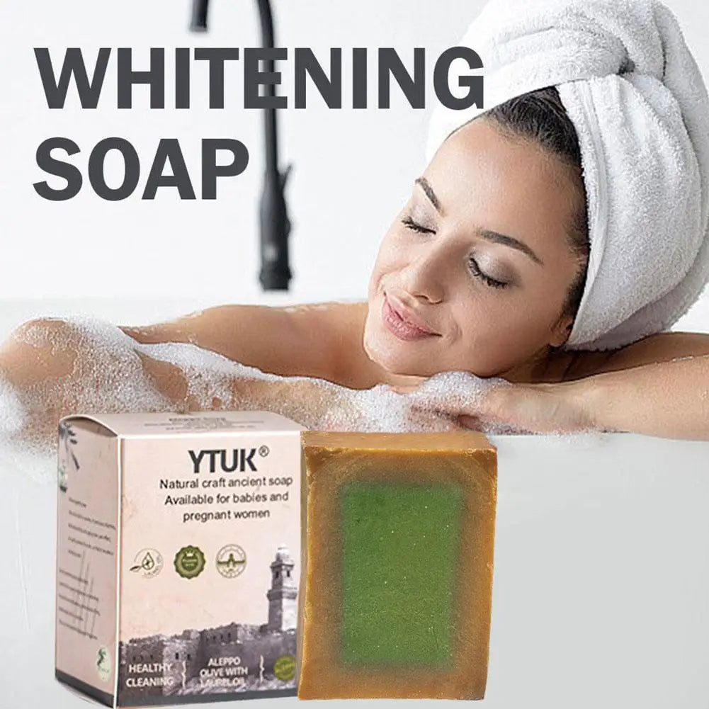 Pure Organic Olive Oil Soap Natural Handmade Soap With Laurel Oil Cleansing, Moisturizing, Nourishing Skin,Refreshing Body Care