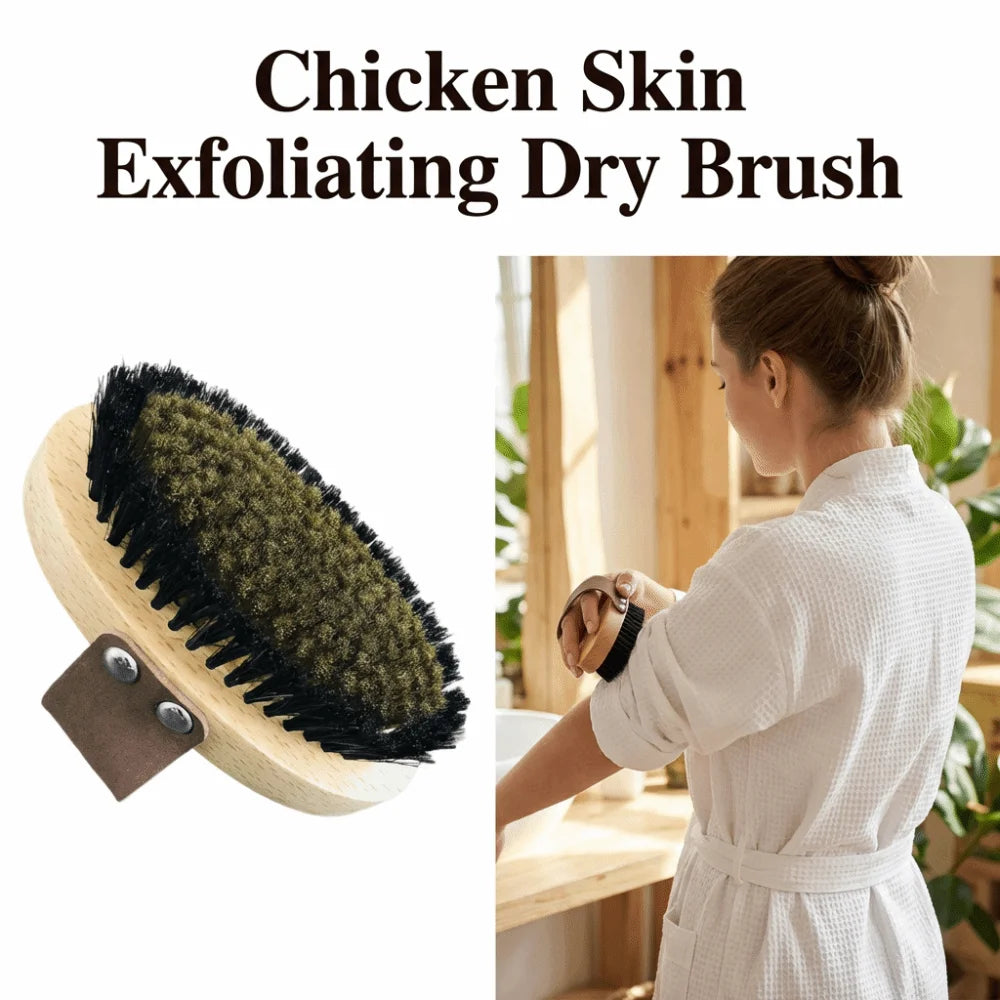 Copper Wire Body Dry Brush — Deep Exfoliation & Circulation Boost