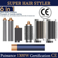 SenCiciMen X9 Multi Hair Styler Curling Iron Hair Hot Air Brush Curling Barrel Hair Dryer Salon Professional Curly Hair 