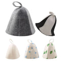 Sauna Hat for Men Women Wool Sauna Hat Vaporarium Cap Russian Banya Cap for Bath House Accessories