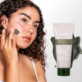 Soothing Mud Mask Mud Clay-Moisturizing Deep Pores Mild Exfoliating Cleansing Milk Face and Body Mask, Including 91.8% Natural E