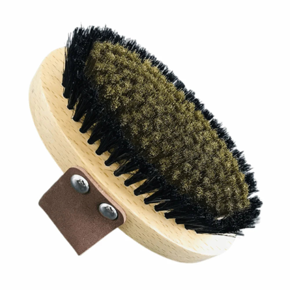 Copper Wire Body Dry Brush — Deep Exfoliation & Circulation Boost