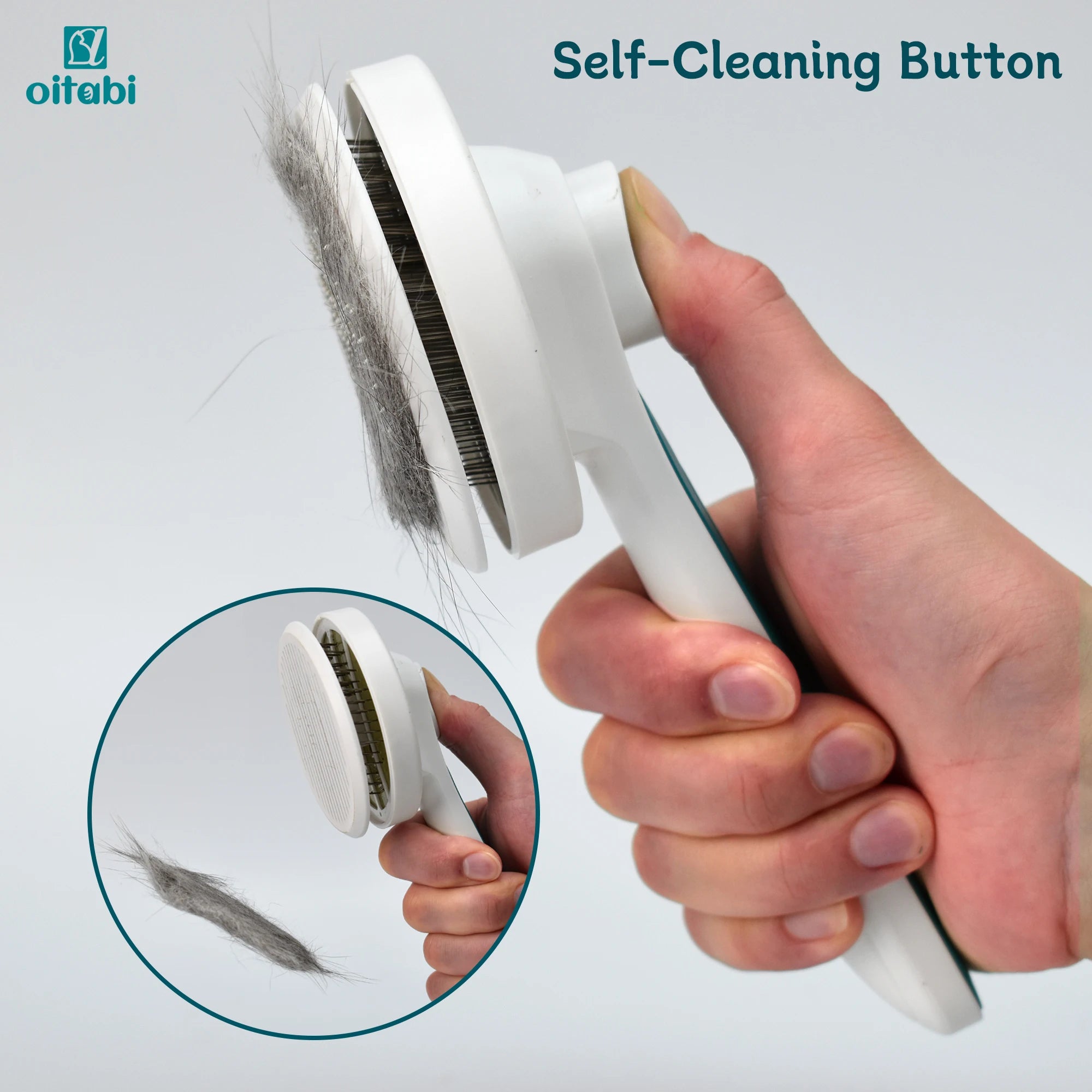 FurEase Self-Cleaning Pet Brush