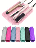 New Plus Size Silicone Heat Resistant Mat Portable Travel Hot Tools Pad Cover for Curling Iron, Flat Iron Hair Straighte