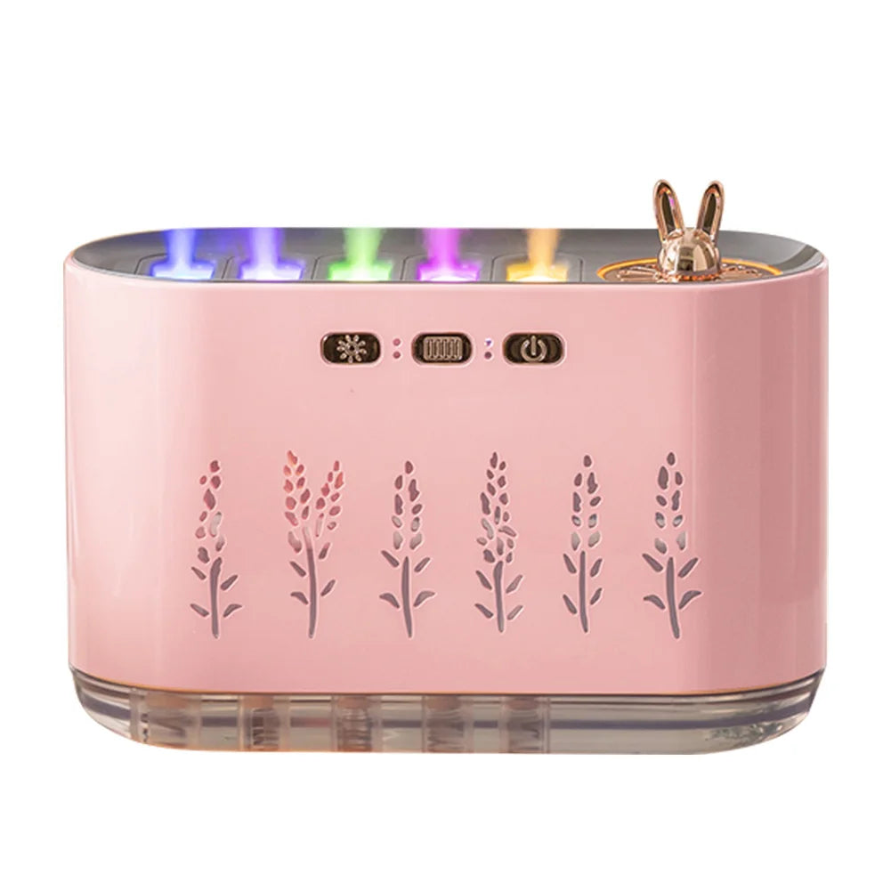 7-Colour LED Aroma Diffuser & Humidifier — Music Sync Night Light