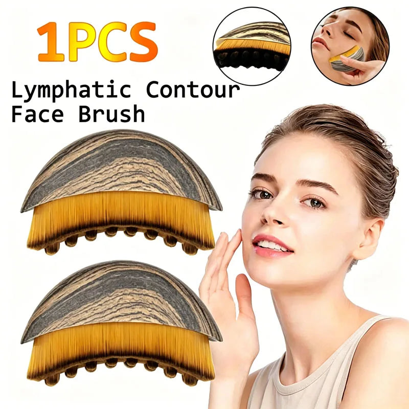 Lymphatic Drainage Sculpting Face Contour Brush