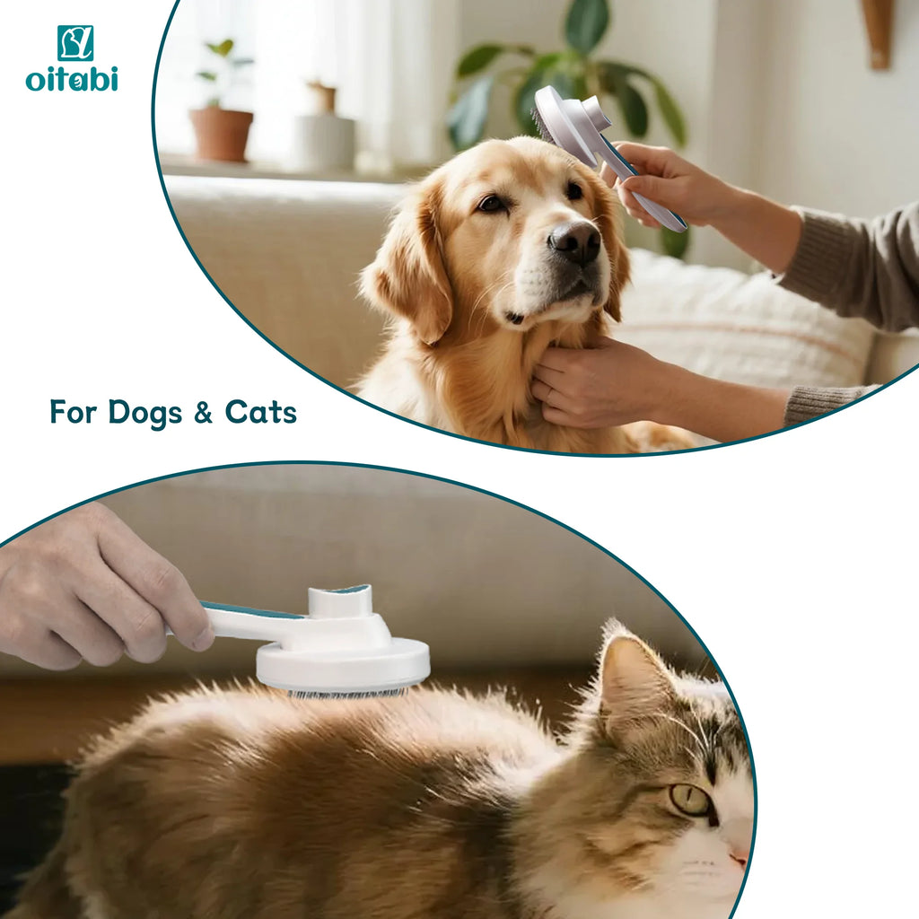 FurEase Self-Cleaning Pet Brush